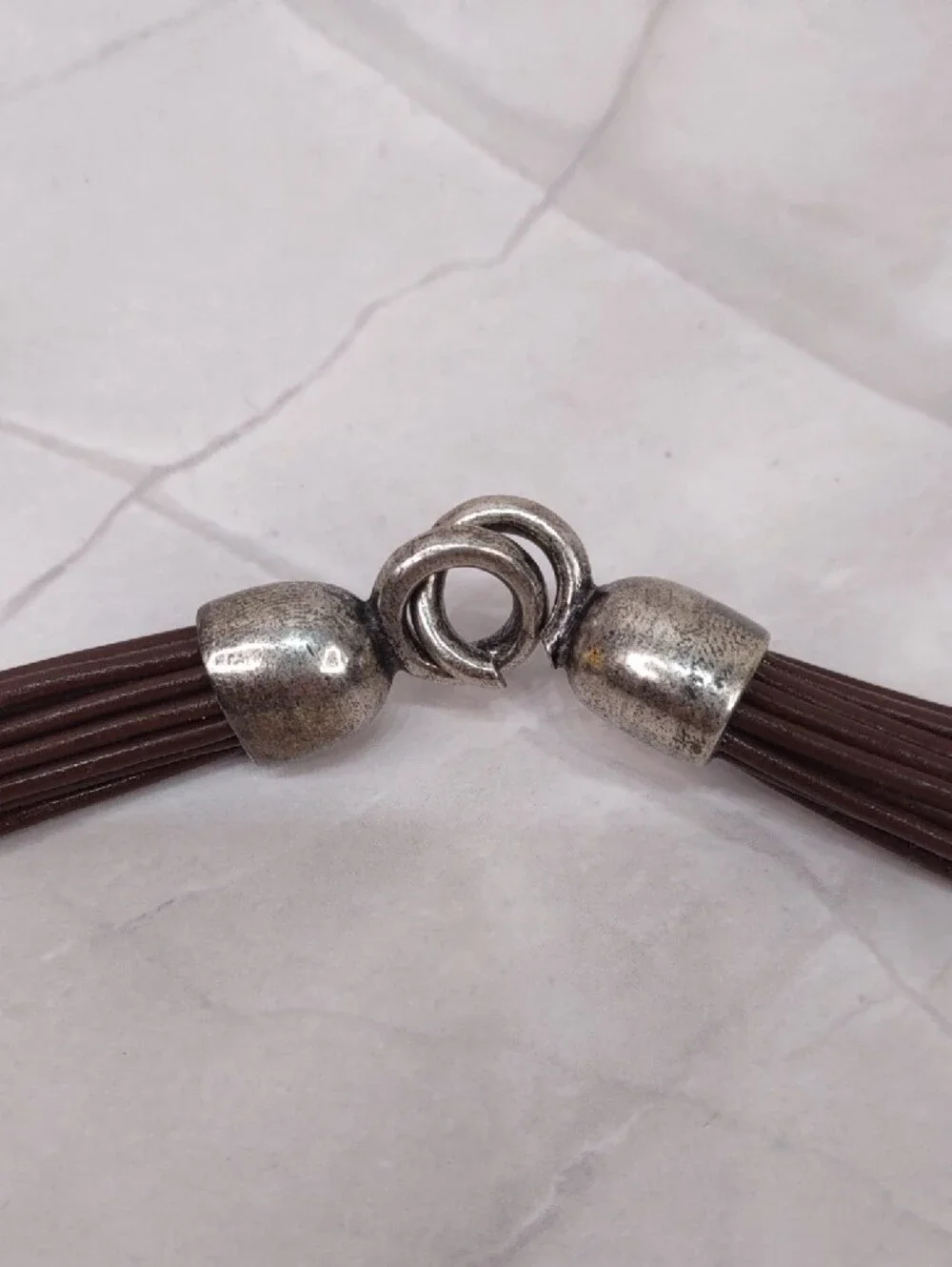 So Rachel By Longaberger Multi-Strand Leather Cord Necklace